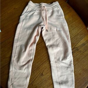 Lululemon Blush Pink Joggers – Size 4